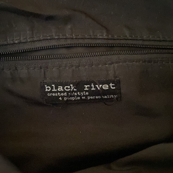 Black Rivet Purse - Picture 4 of 5